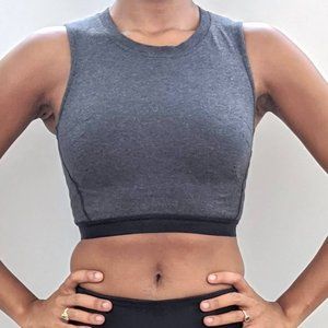 Lululemon Crew Neck Crop Top